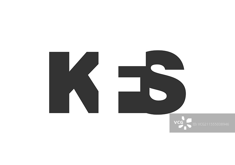 KFS标志设计，字母KFS，粗体字型图片素材