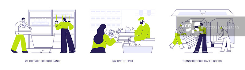 现金与自取的抽象概念图片素材