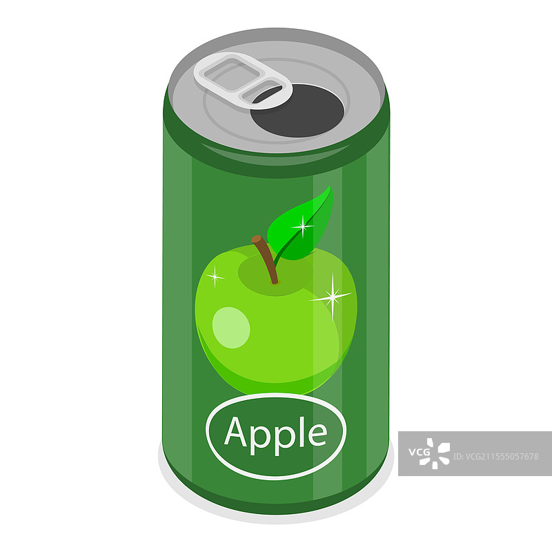 3D等距平面汽水饮料图标集合图片素材