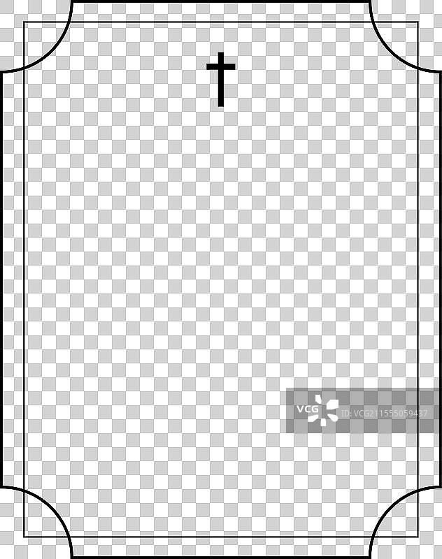 空白葬礼卡片 数字葬礼卡片图片素材