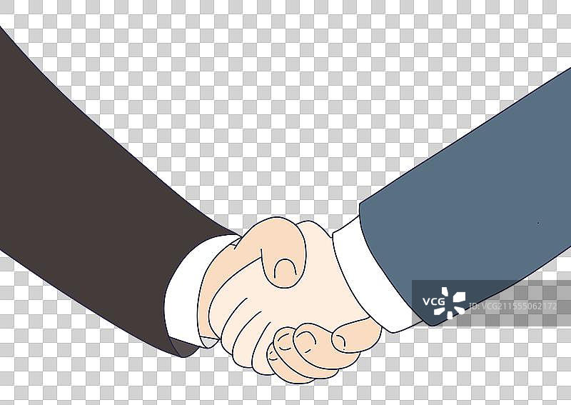 握手合作的手势图片素材