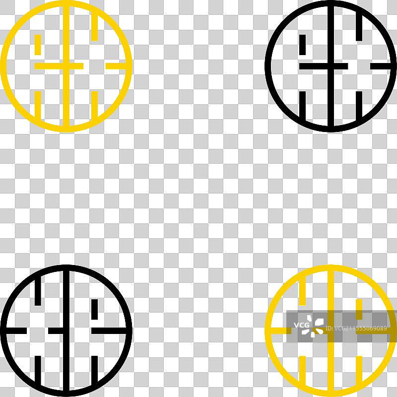 简单的RX和XR字母圆形标志组合，适合使用图片素材