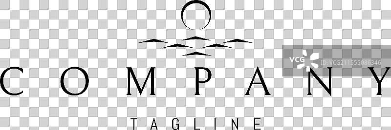 中午抽象图像的标志图片素材