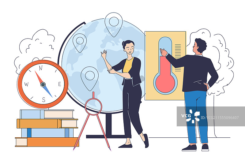 地理教育概念图片素材