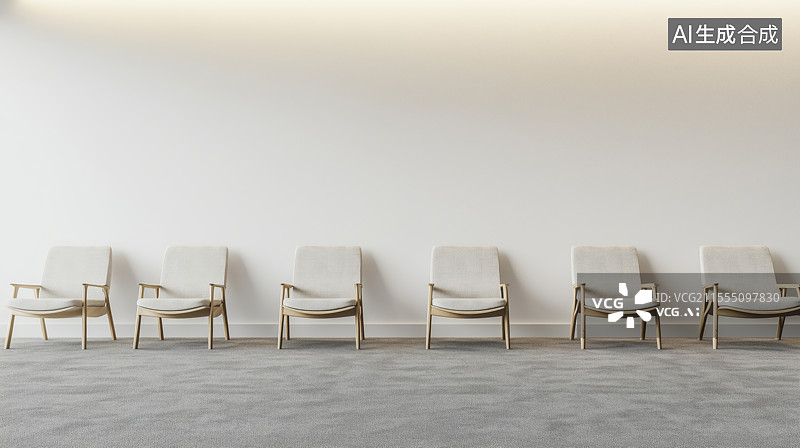 【AI数字艺术】3D室内椅子三维空间图片素材