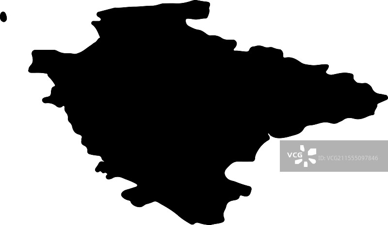 德文郡，英国，轮廓地图图片素材