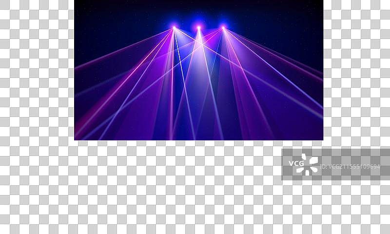 激光灯光秀 明亮的LED激光束 DJ灯光图片素材