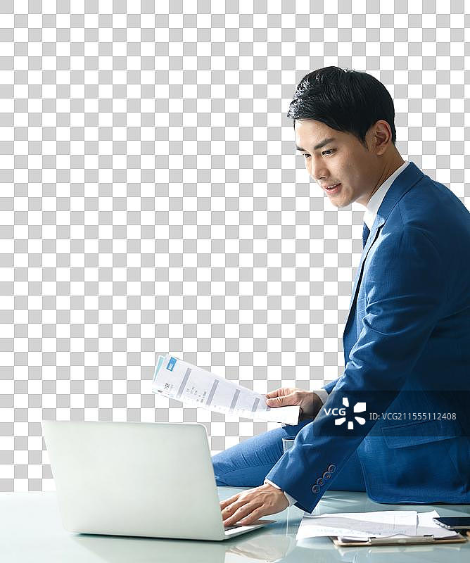 商务青年男人在办公室图片素材