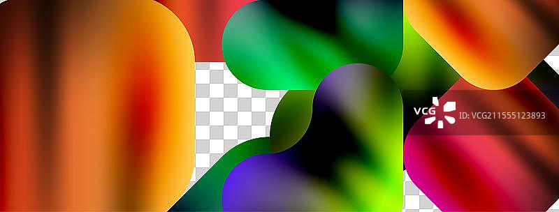 五彩斑斓的抽象背景，带有彩虹色彩的元素图片素材