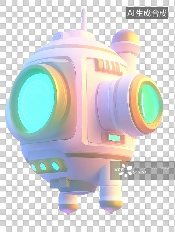 【AI数字艺术】未来科技飞行器展示元素免抠图标图片素材