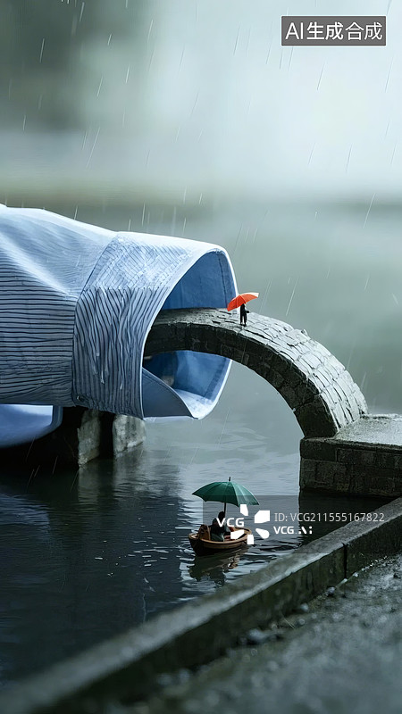 【AI数字艺术】衬衣主题创意清明海报图片素材