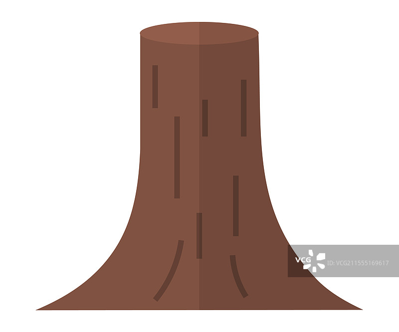 树桩图标象征自然和图片素材