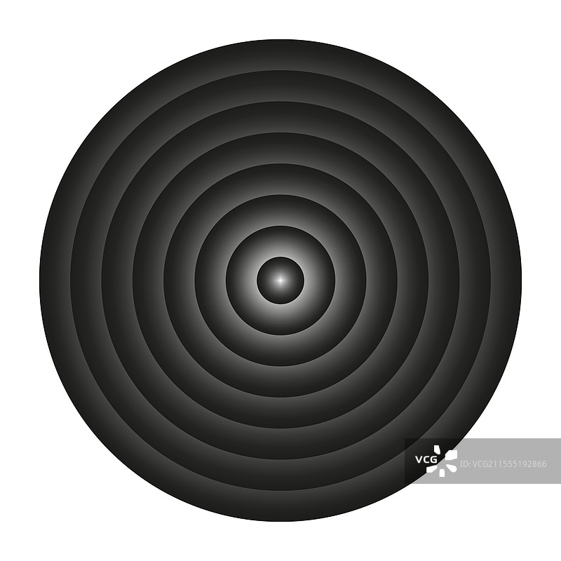 同心渐变圆形的圆形线条设计图片素材