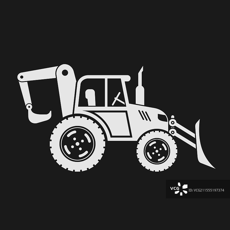 农场农业拖拉机图片素材