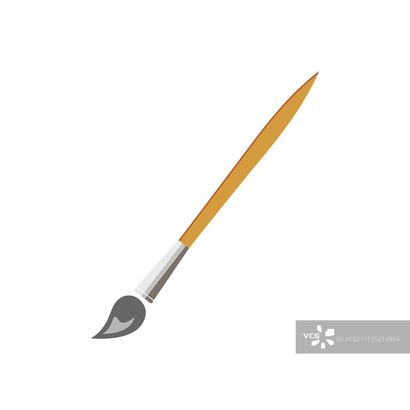 绘画和手工艺用的画笔图片素材