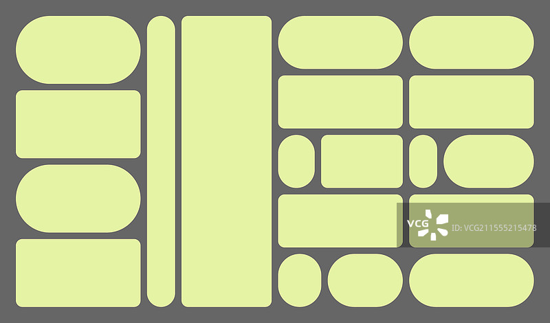 时尚的便当格子布局风格，尺寸为16x9图片素材