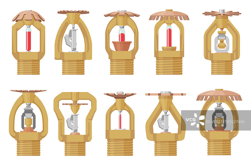 消防喷头紧急灭火设备图片素材