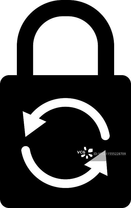 重置密码图标重复安全标志锁图片素材