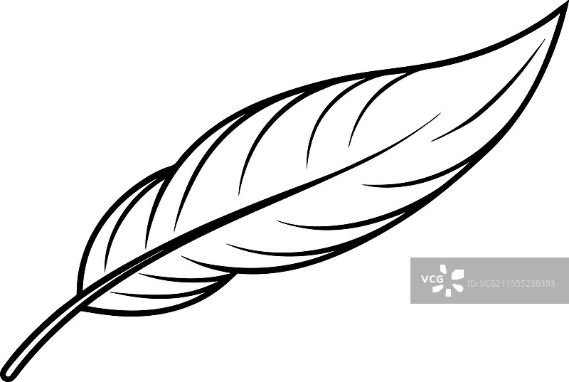 单一黑色轮廓的羽毛笔在写字图片素材
