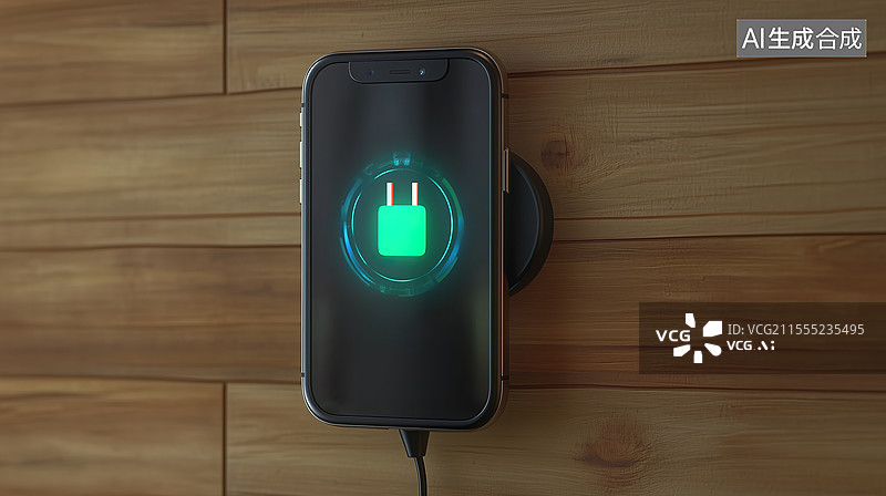【AI数字艺术】手机无线充电器图片素材