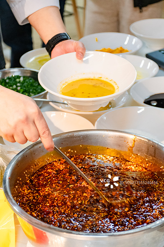 制作重庆小面调料图片素材