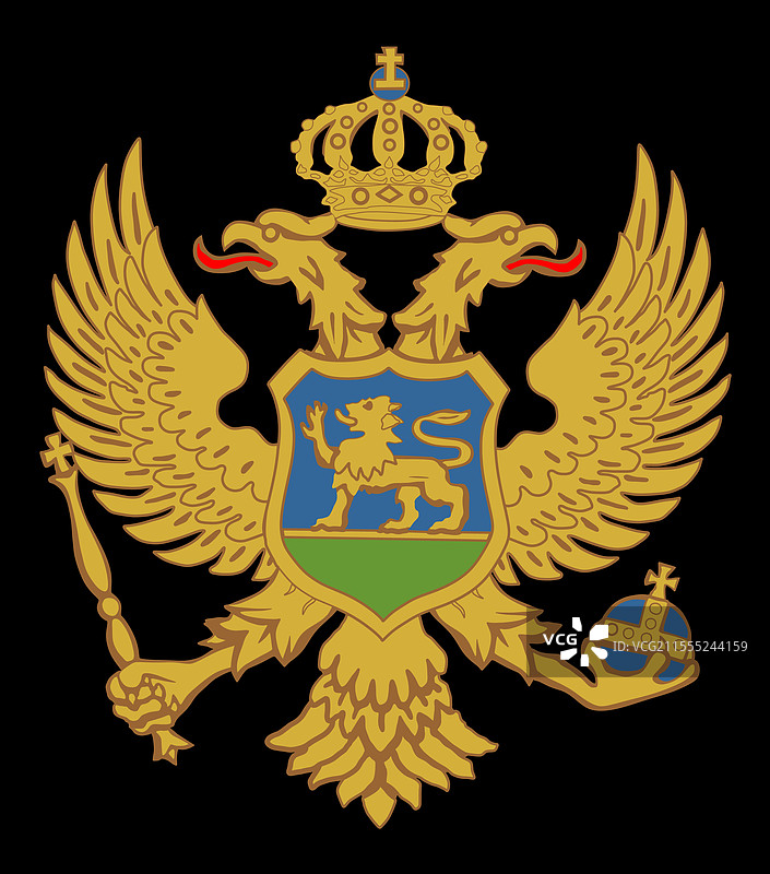 黑山国徽印章图片素材