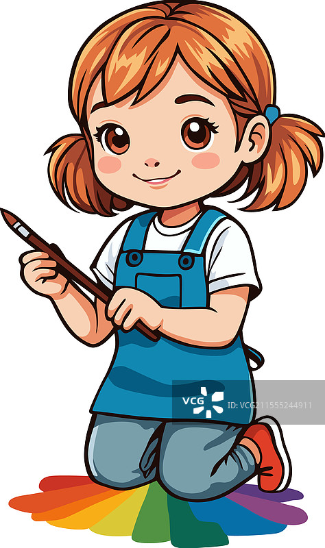 艺术女孩图片素材