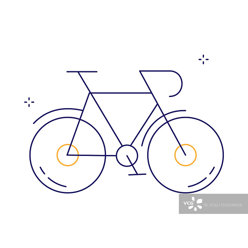 旅游自行车旅行图标设计图片素材