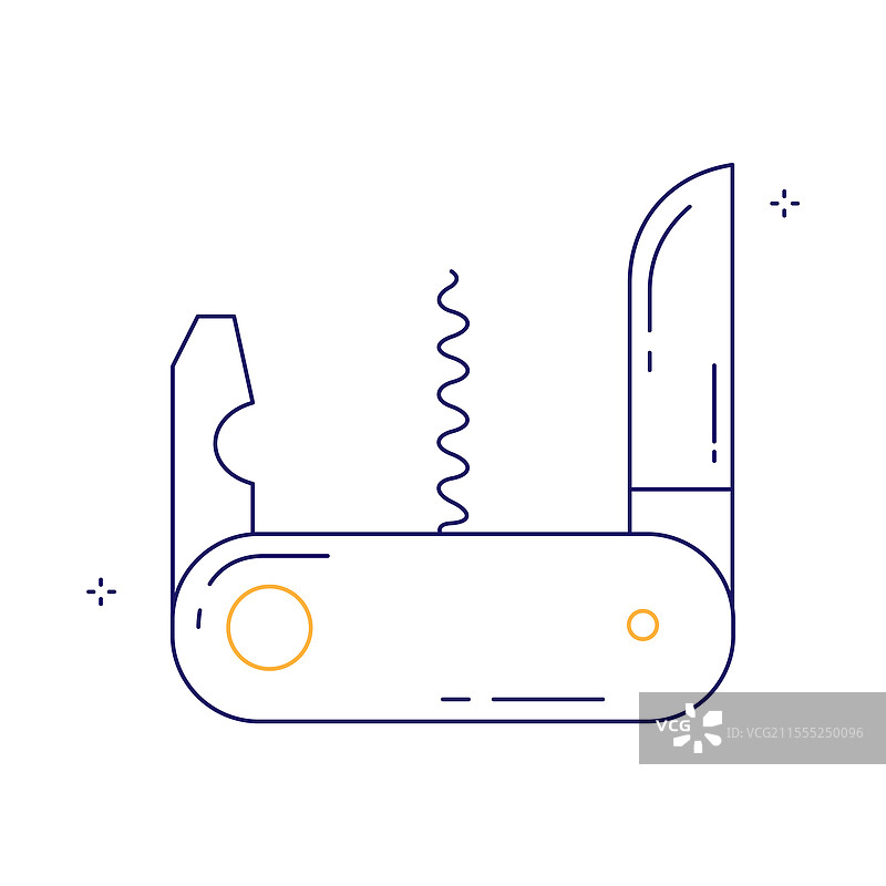 瑞士军刀户外工具图标设计图片素材