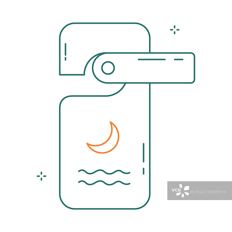 酒店房间门挂牌图标设计图片素材