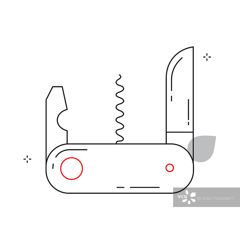多功能瑞士军刀图标设计图片素材