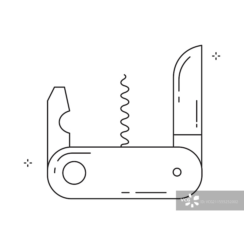 瑞士军刀生存装备图标设计图片素材