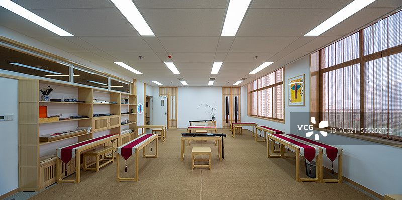 成都国家开放大学-智慧教室全景图片素材