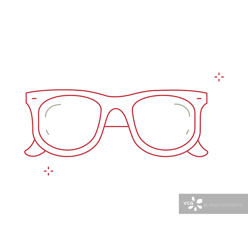 UV防护太阳镜图标设计图片素材