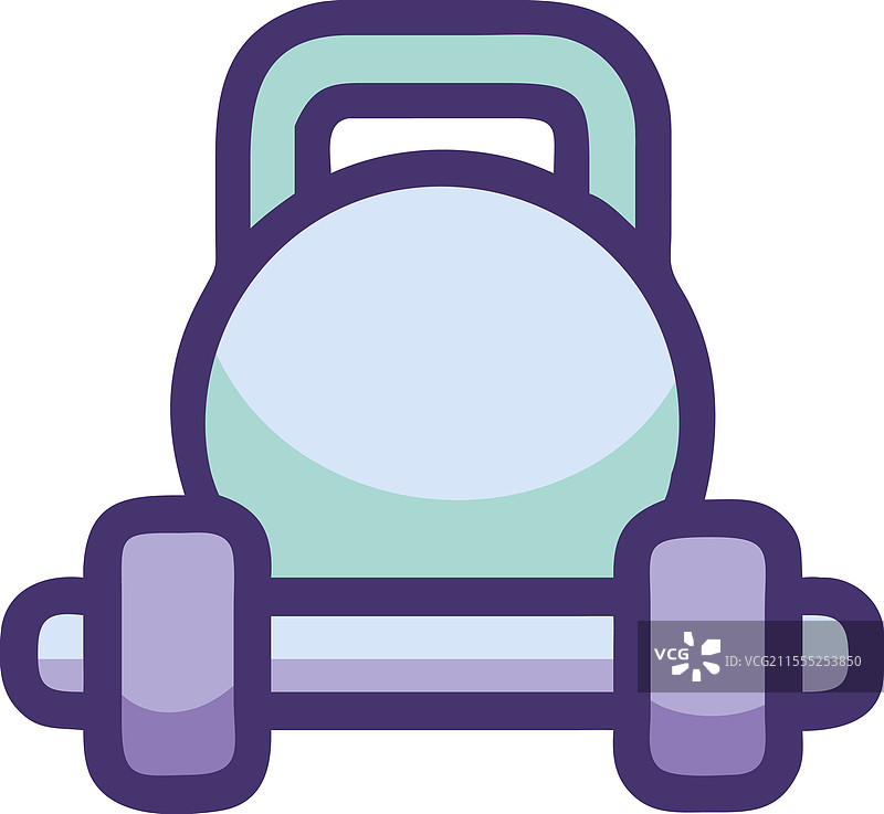 可调节壶铃用于力量训练图片素材