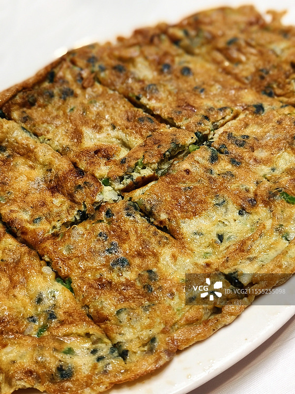 广西河池·巴马长寿村·绿螺煎蛋图片素材