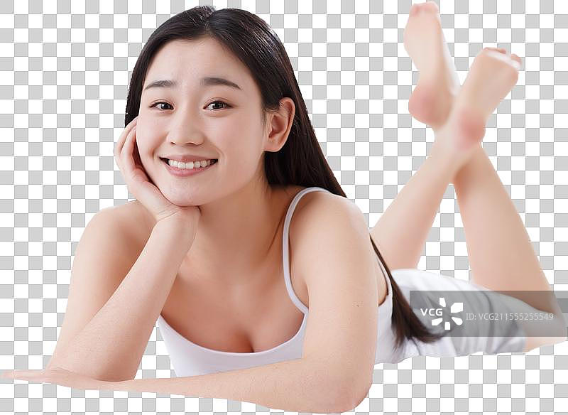 休闲青年女人图片素材
