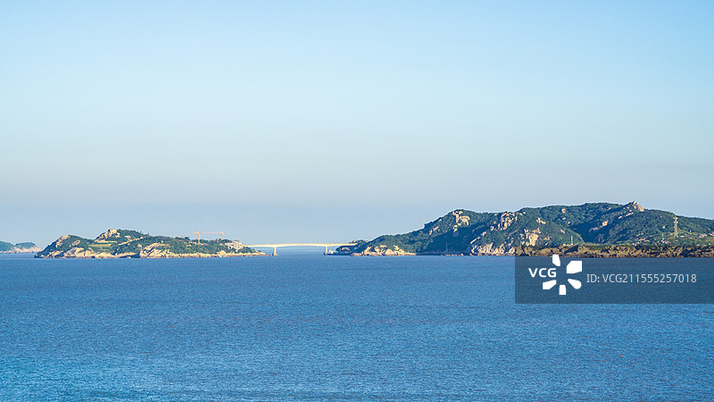 浙江舟山普陀山风景区珞珈山图片素材