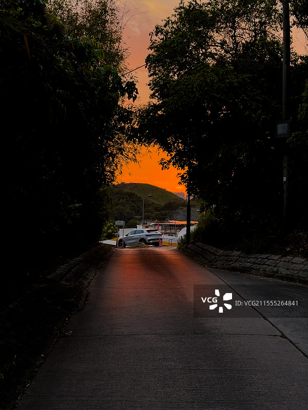 香港安逸小村庄图片素材