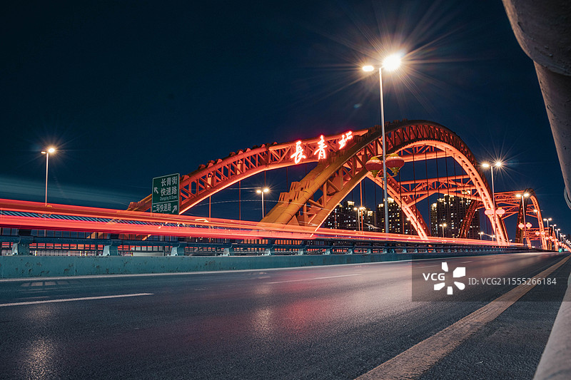 长青桥图片素材