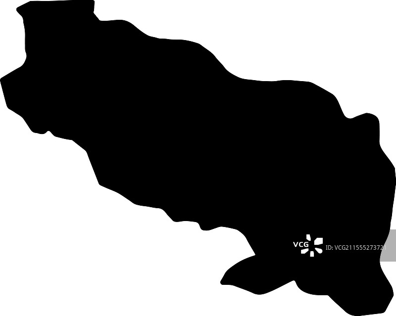 摩尔多瓦本德尔轮廓地图图片素材