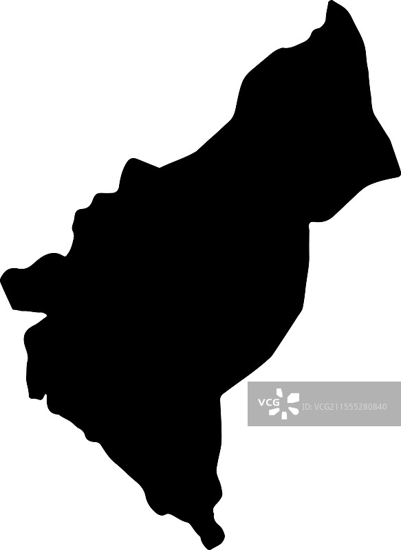 多索尼尔黑色轮廓地图图片素材