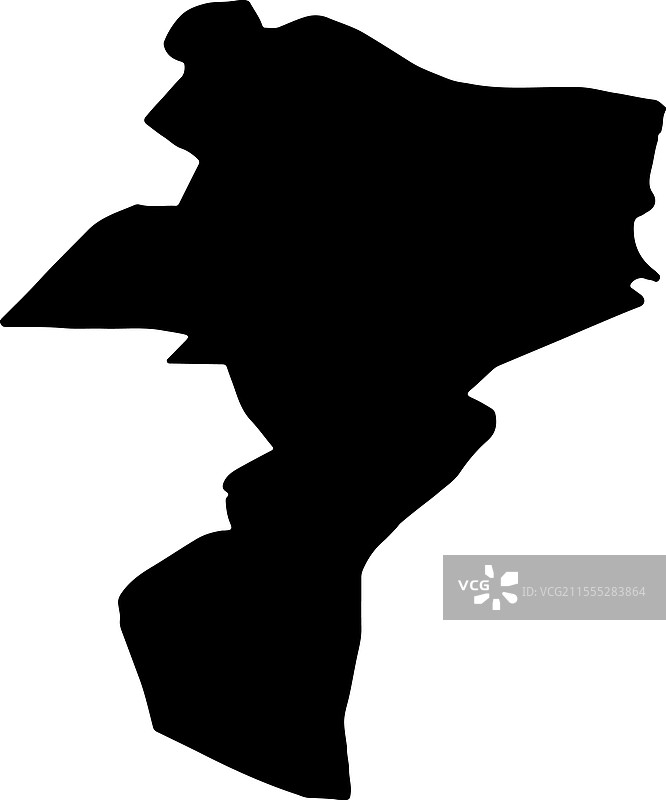 卢森堡格雷文马赫轮廓地图图片素材