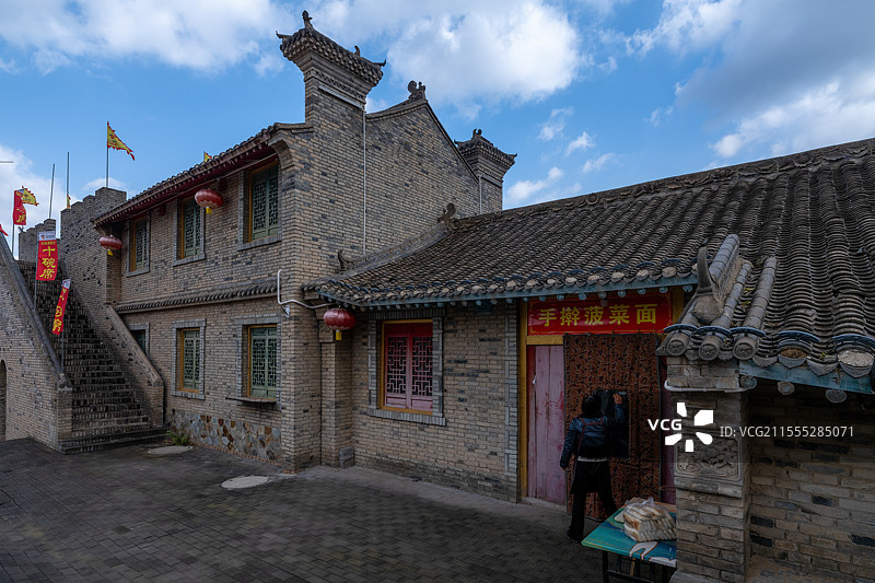 河南省三门峡地坑院与民俗文化园图片素材