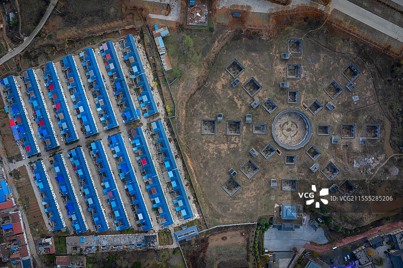 河南省三门峡地坑院与民俗文化园图片素材