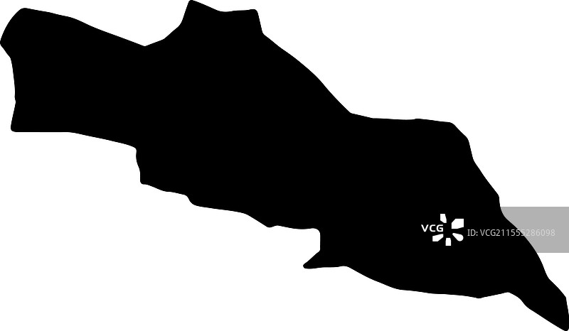 哈吉加布尔阿塞拜疆轮廓地图图片素材