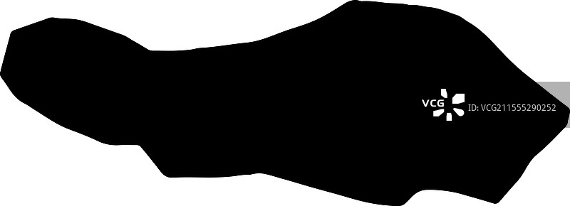 拉脱维亚贾乌普比尔加斯的轮廓地图图片素材