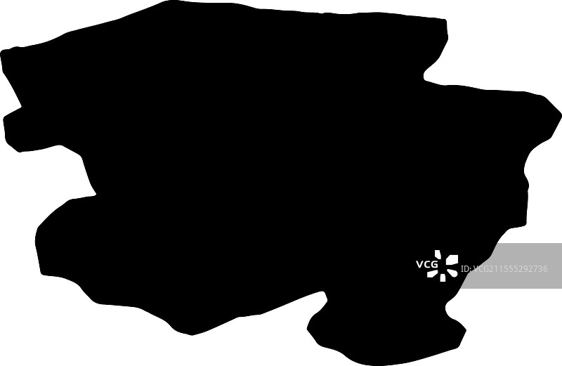 卡斯塔莫努土耳其轮廓地图图片素材