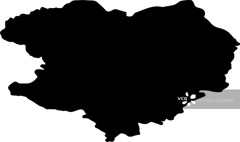 乌克兰哈尔科夫轮廓地图图片素材