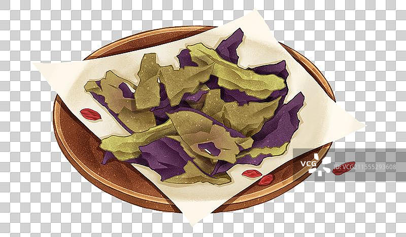 中国传统文化中医养生中草药药材医疗用品之紫苏图片素材